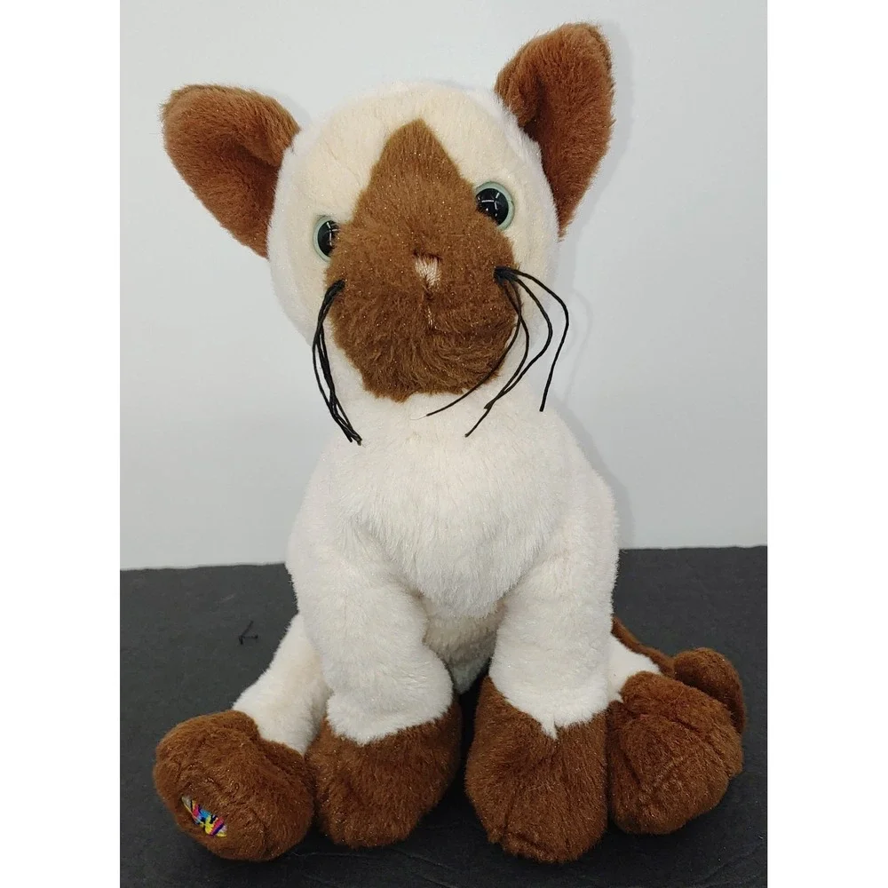 Lot Of 2 Webkinz Cats Siamese Cat And Black Cat 7